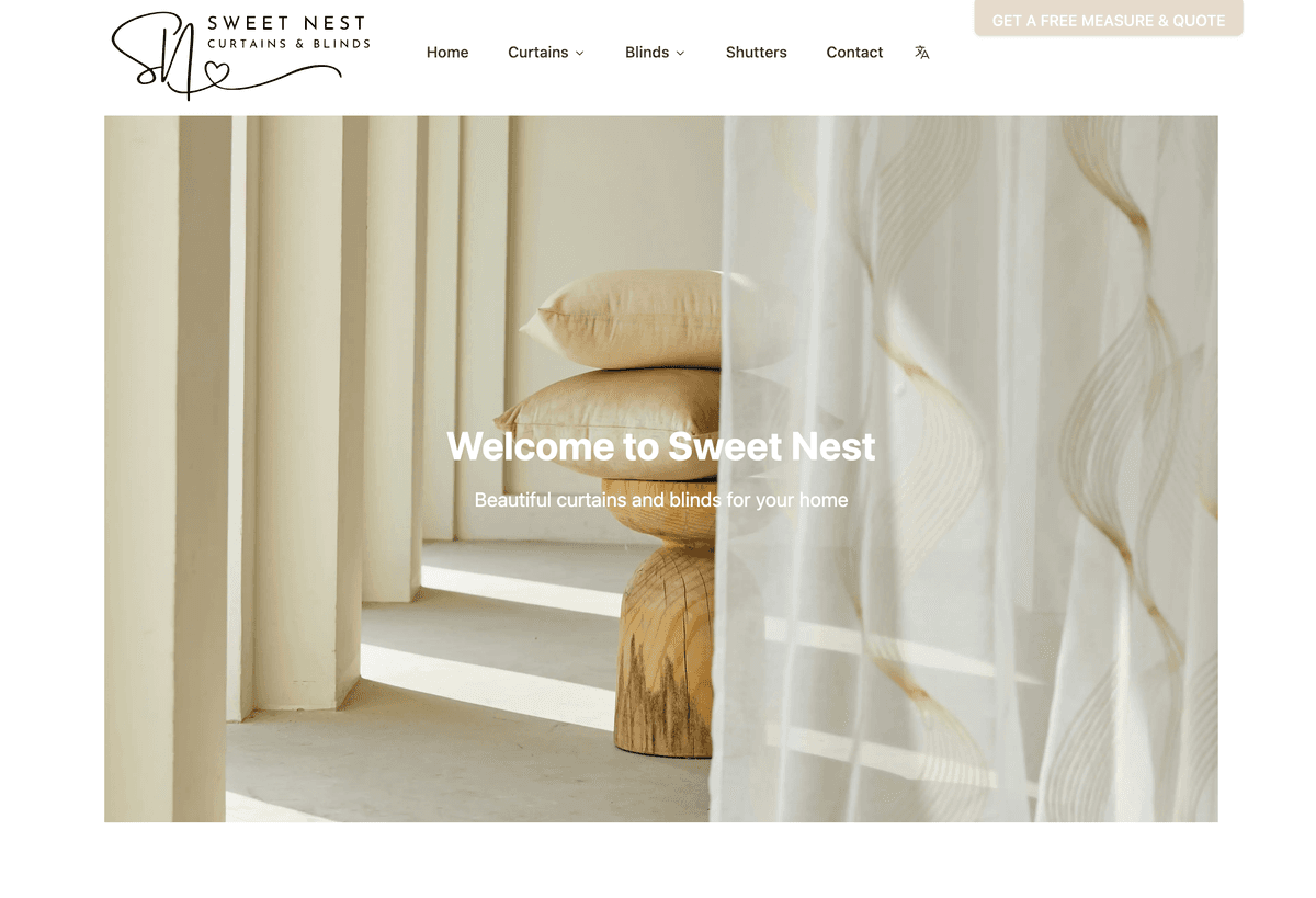 Sweet Nest Curtains & Blinds